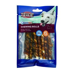 تشویقی سگ تریکسی مدل chewing rolls وزن 80 گرم